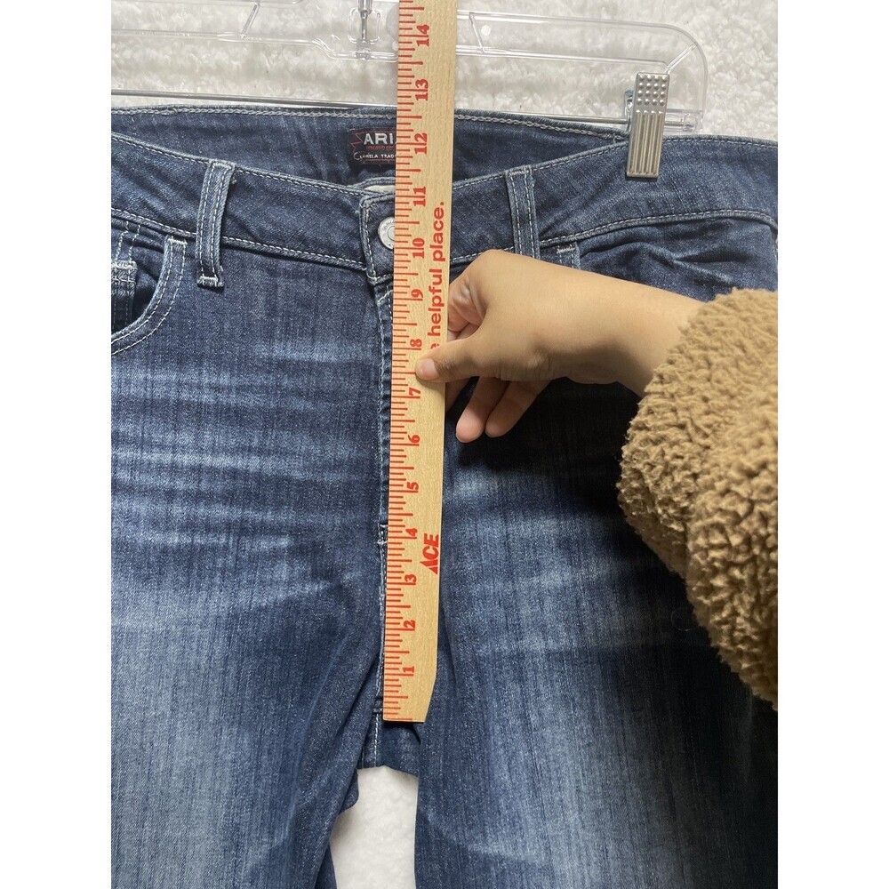 Ariat High Rise Flare Jeans Women's Size 32R Chimayo Extreme Flares Boho - Picture 7 of 10